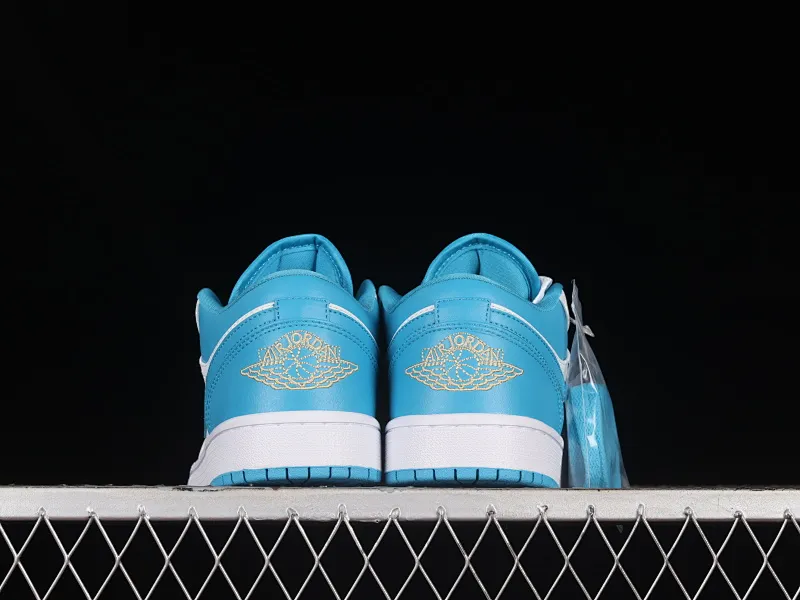 All categories Air Jordan Jordan series basketball shoes Air Jordan 1 Low Z version Air Jordan 1 Low "Aquatone" Joe 1 blue and white low-top cultural and casual sneakers 553560-174